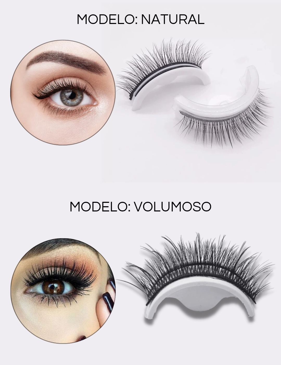 Cílios Autoadesivos Glamour™ | Pague 1 e Leve 2 Pares – imagem 18