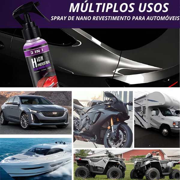 Spray 3 em 1 - Brilho de 0km em 5 Minutos  | COMPRE 1 LEVE 2 + Frete GRÁTIS – imagem 3