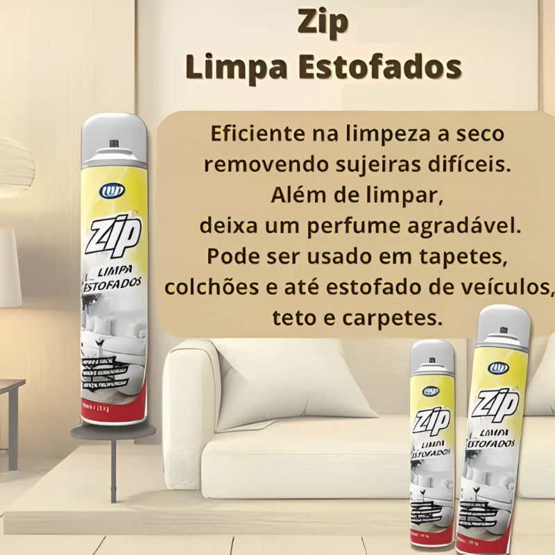 ZIP Limpa Estofados | Remova Todas Imperfeições - COMPRE 1 LEVE 2 + Frete GRÁTIS – imagem 2