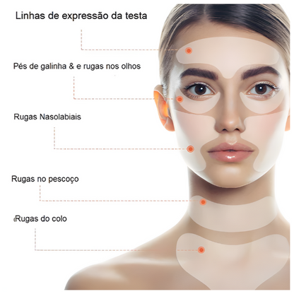 LipoFace™ - Adesivos Reutilizáveis Anti Rugas - O SEGREDO DAS FAMOSAS