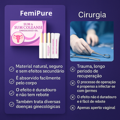Femipure - Gel Restaurador e Modelador | COMPRE 1 LEVE 3 + TRATAMENTO COMPLETO -  Frete GRÁTIS