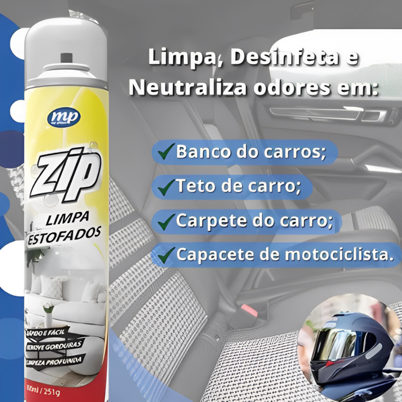 ZIP Limpa Estofados | Remova Todas Imperfeições - COMPRE 1 LEVE 2 + Frete GRÁTIS – imagem 3