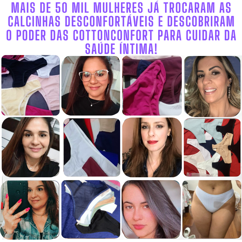 Calcinha CottonConfort | PROMOÇÃO ESPECIAL | LEVE MAIS 5 UNIDADES – imagem 3