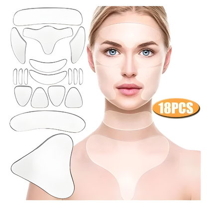 LipoFace™ - Adesivos Reutilizáveis Anti Rugas - O SEGREDO DAS FAMOSAS