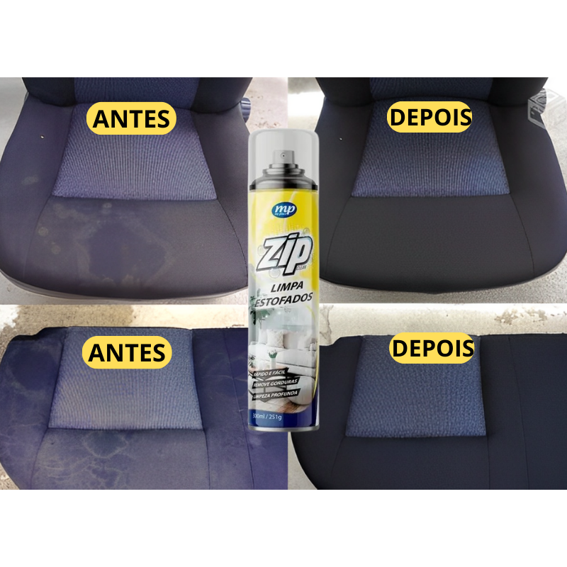 ZIP Limpa Estofados | Remova Todas Imperfeições - COMPRE 1 LEVE 2 + Frete GRÁTIS – imagem 4