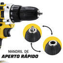 Parafusadeira Furadeira 48V 2 Baterias Com Maleta e Acessórios Completo