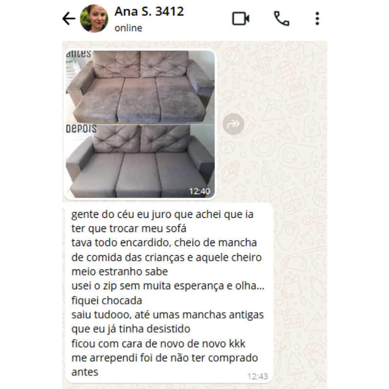 ZIP Limpa Estofados | Remova Todas Imperfeições - COMPRE 1 LEVE 2 + Frete GRÁTIS – imagem 5