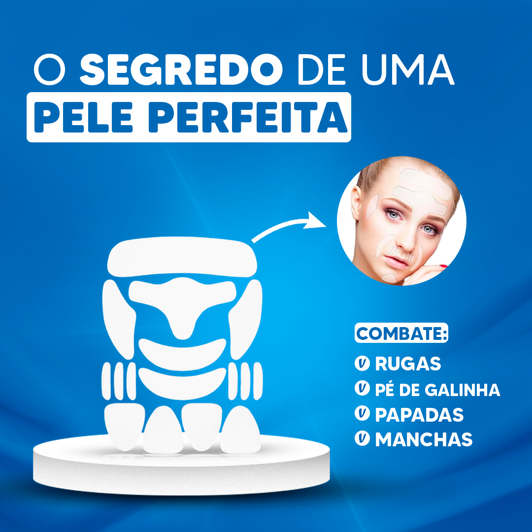 LipoFace™ - Adesivos Reutilizáveis Anti Rugas - O SEGREDO DAS FAMOSAS – imagem 1