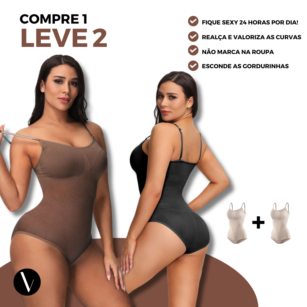Body Modelador 3 em 1 Shape Slim - Modela, Comprime e Realça as Curvas! – imagem 1