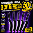 Kit 5 Escovas para Limpeza Profunda | Frete GRÁTIS