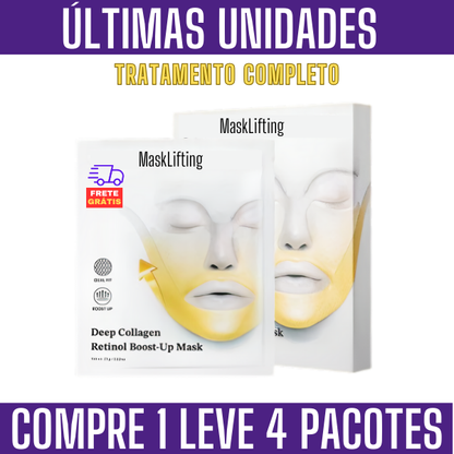 MaskLifting - Retire Imperfeições Faciais | COMPRE 1 LEVE 4 PACOTES | TRATAMENTO COMPLETO + Frete Grátis
