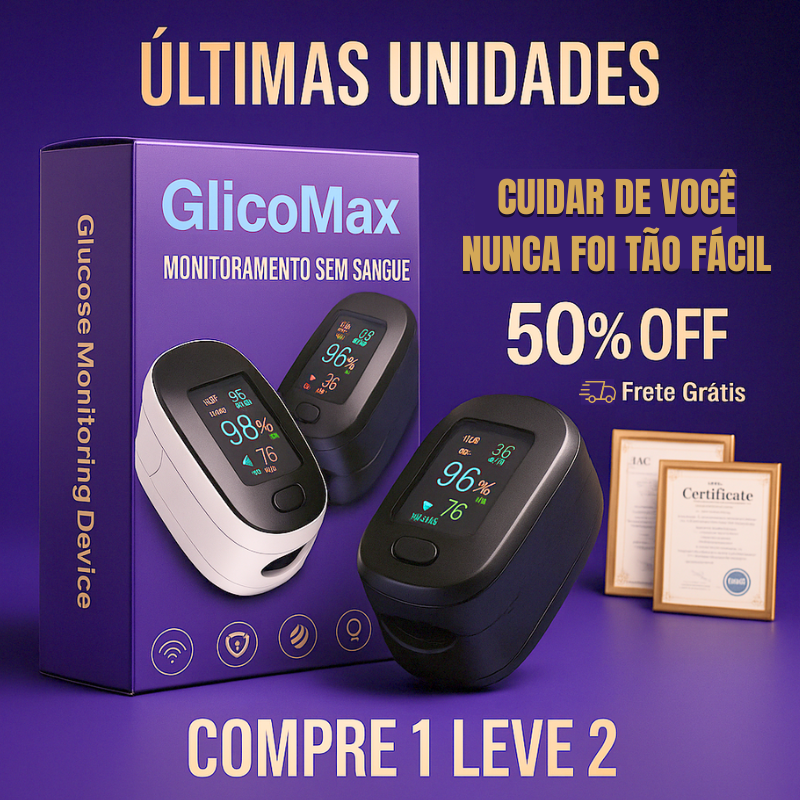 GlicoMax - Sua Glicose no Controle | COMPRE 1 LEVE 2 + Frete GRÁTIS.