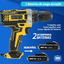 Parafusadeira Furadeira 48V 2 Baterias Com Maleta e Acessórios Completo