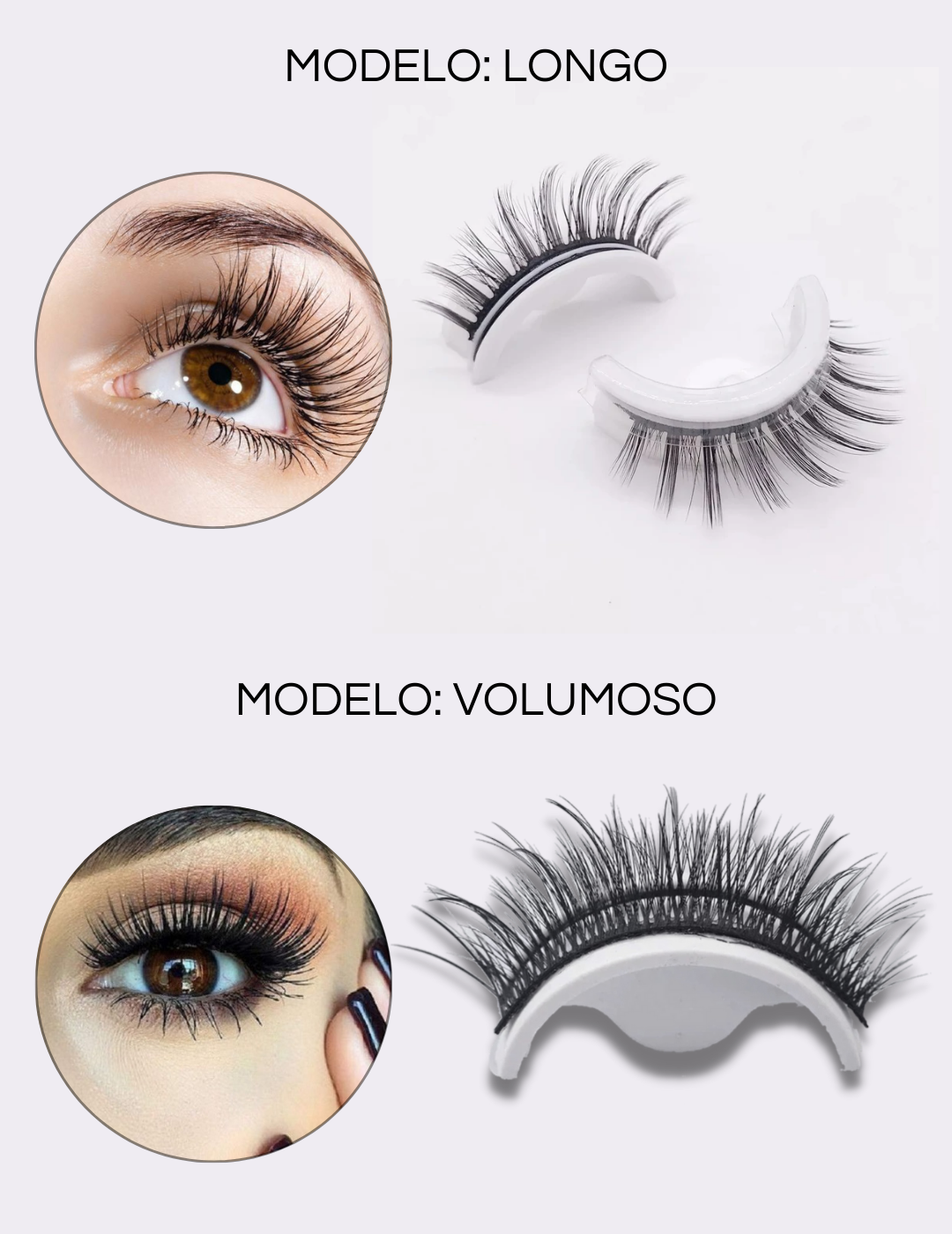 Cílios Autoadesivos Glamour™ | Pague 1 e Leve 2 Pares – imagem 19